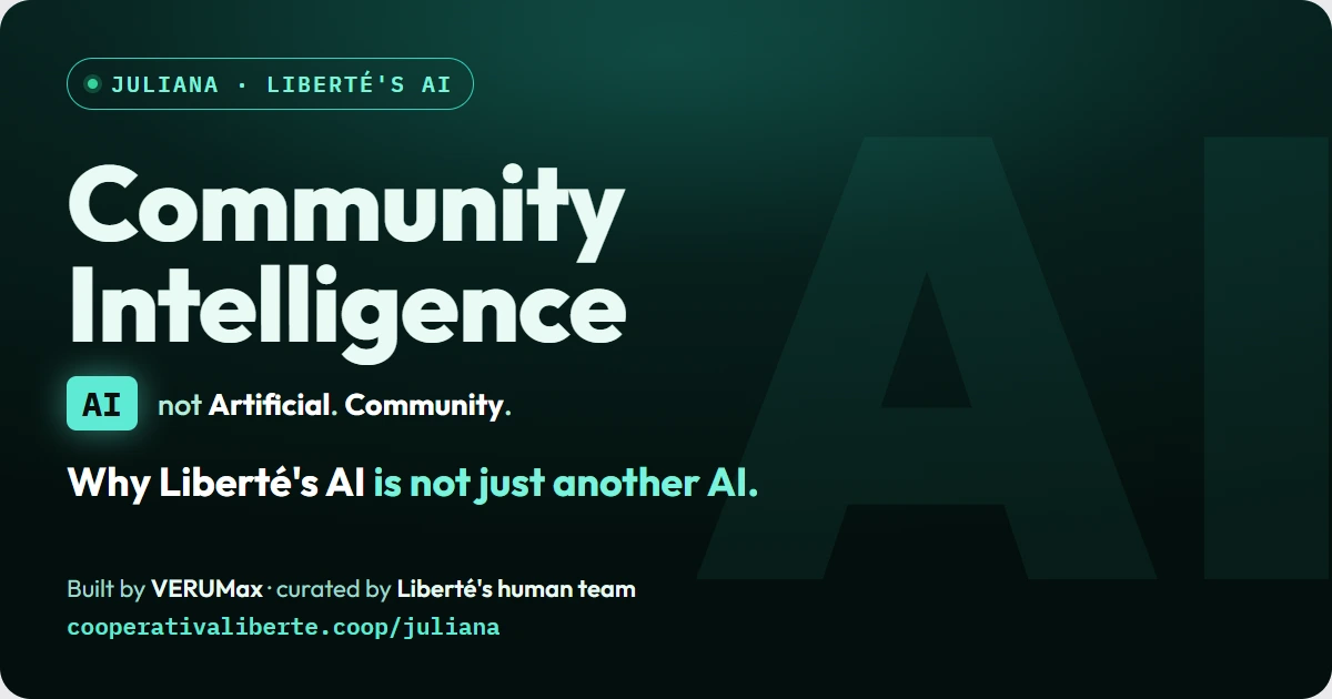 Community Intelligence: why Liberté's AI is not just another AI