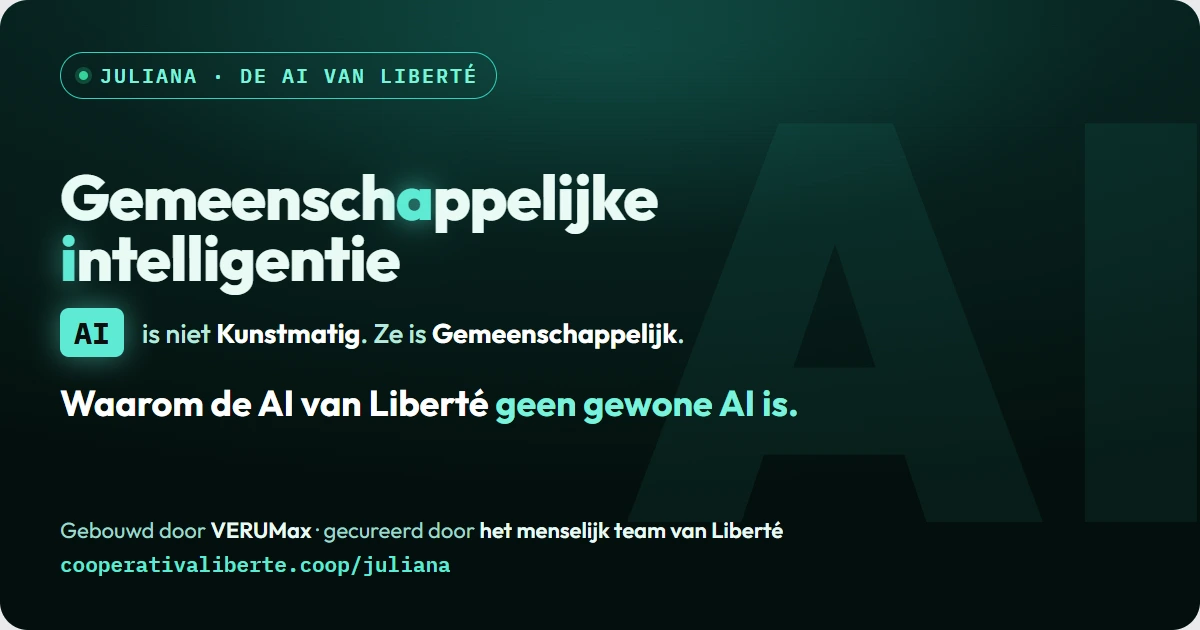 Gemeenschappelijke intelligentie: waarom de AI van Liberté anders is